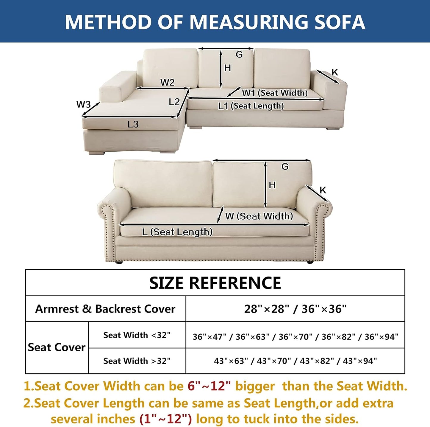 Eismodra Couch Cover,Sectional Couch Covers,Sofa Covers for 3 Cushion Couch,Anti-Slip Sofa Slipcovers for Dogs Cats Kids Loveseat Recliner L Shaped Armrest Backrest,Brown 36''x70''(Only 1 Piece)