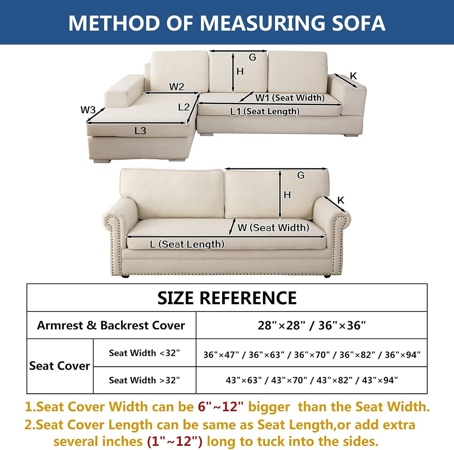 Eismodra Couch Cover,Sectional Couch Covers,Sofa Covers for 3 Cushion Couch,Anti-Slip Sofa Slipcovers for Dogs Cats Kids Loveseat Recliner L Shaped Armrest Backrest,Dark Gray 43''x70''(Only 1 Piece)