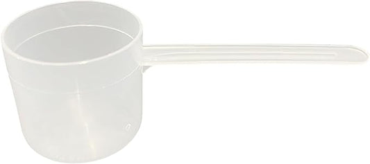 55 mL (55 CC | 1.86 Oz.) Long Handle Scoop for Measuring Coffee, Pet Food, Grains, Protein, Spices and Other Dry Goods (Pack of 25)