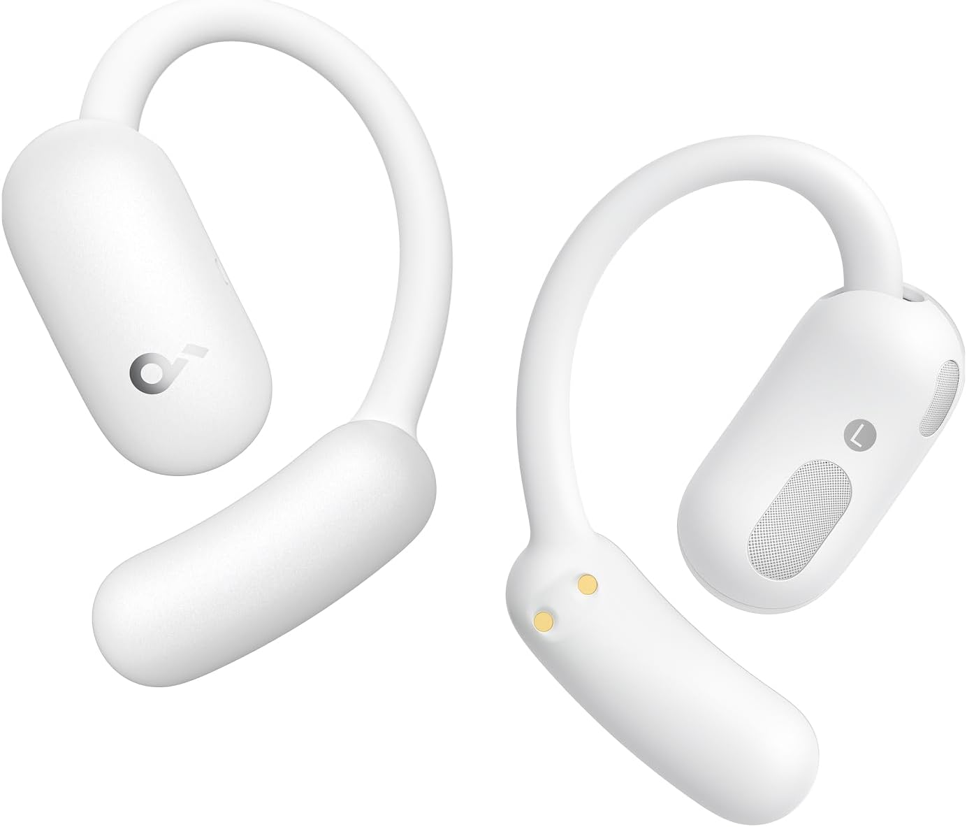 soundcore AeroFit 2 by Anker, Open-Ear Headphones, Translation Earbuds Real Time, 4 Adjustable Positions for Every Ear Size, 2x Richer Bass, Hi-Res, 42H Playtime, IP55,AI Clear Calls,Wireless Charging