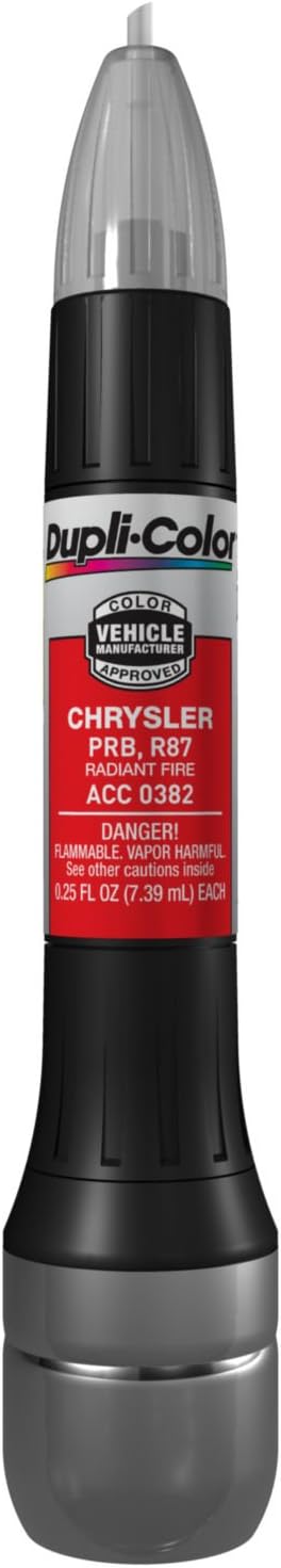 Dupli-Color ACC0382 Scratch Fix All-In-1 Exact-Match Automotive Touch-Up Paint – Chrysler Radiant Fire – 0.25 oz. Paint Pen