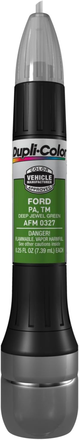 Dupli-Color AFM0327 Scratch Fix All-In-1 Exact-Match Automotive Touch-Up Paint – Ford Deep Jewell Green – 0.25 oz. Paint Pen