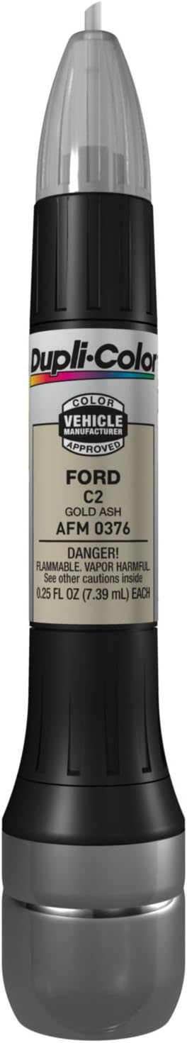 Dupli-Color AFM0376 Scratch Fix All-In-1 Exact-Match Automotive Touch-Up Paint – Ford Gold Ash – 0.25 oz. Paint Pen