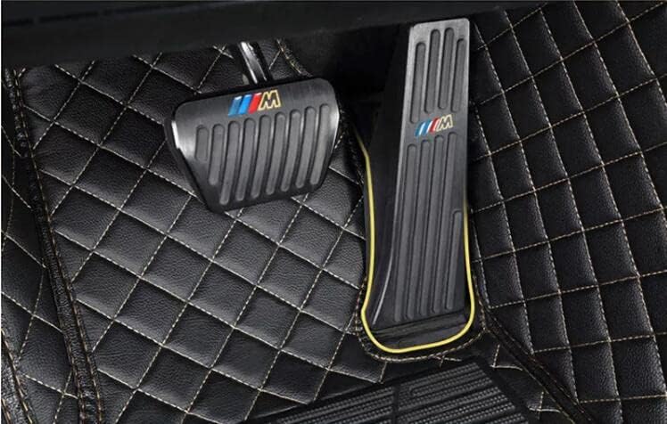 Custom All-Weather Protection Leather Car Floor Mats for Cars Sedan SUV Sports Car Waterproof Floor Mat (3D Wine red)