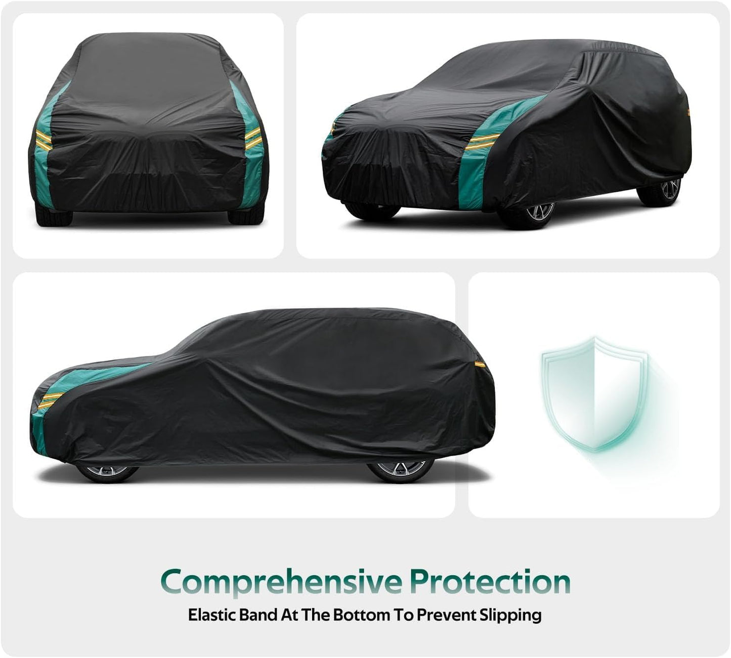 SUV Car Cover Custom Fit for Subaru Crosstrek(2012-2025), Waterproof All Weather for Automobiles, Outdoor Full Cover with Windproof Clip Straps.