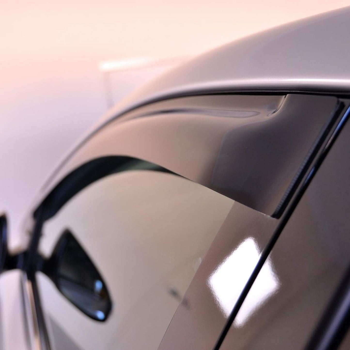 SUB26 Sunproof Waterproof Side Window Wind Deflector Window Visor fit for 2018-2023 Subaru Crosstrek XV&2017-2023 Impreza, 4pcs Protective Replacements Rain Guards Set