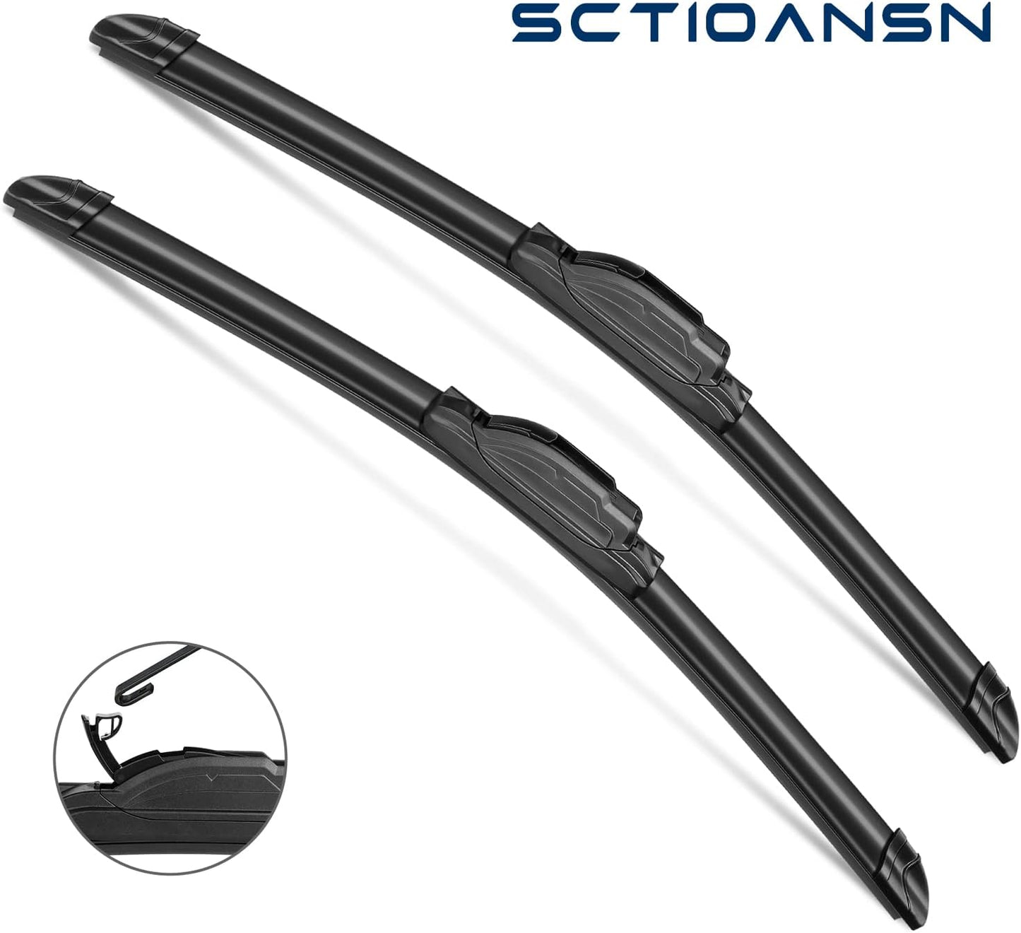 3Pcs Mazda CX5 Windshield Wipers for Mazda CX-5 2013 2014 2015 2016, Original Equipment Automotive Replacement Windshield Wiper Blades- 24"/18"/14" (Pack of 3) J- HOOK