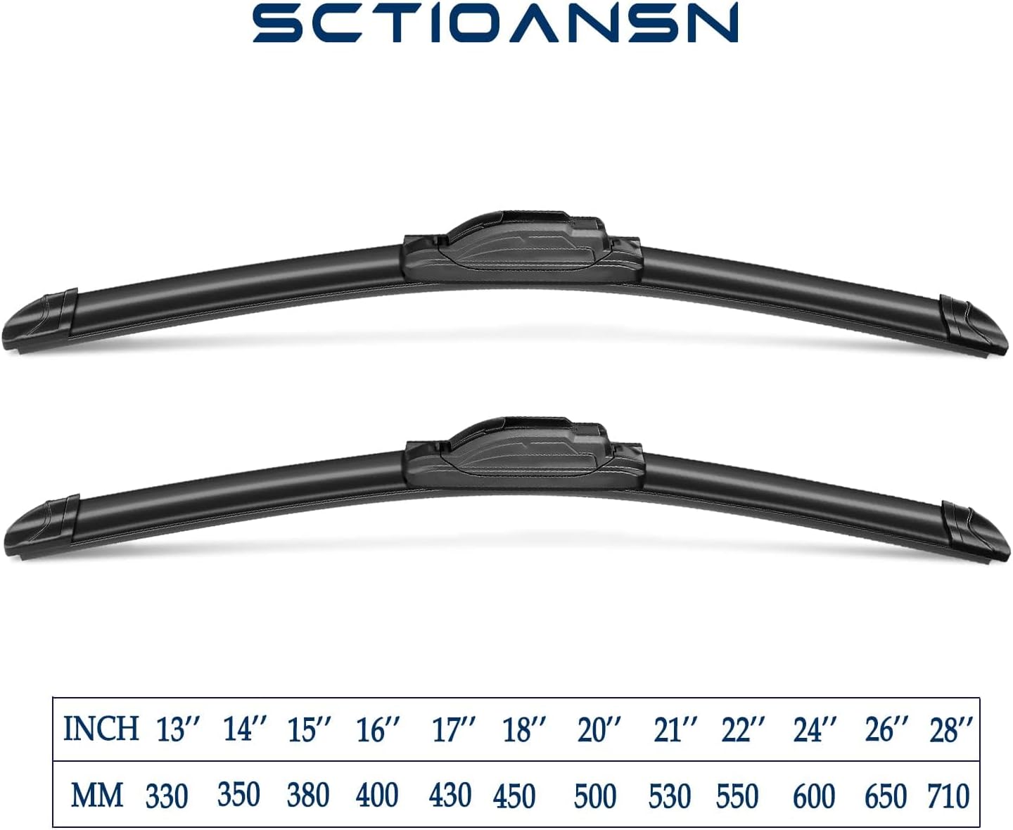 3 Wipers Set for Dodge Caliber 2007 2008 2009 2010 2011 2012, Windshield Wiper Blades Original Equipment Replacement Front and Rear- 24"/17"/11T" (Pack of 3) J- HOOK
