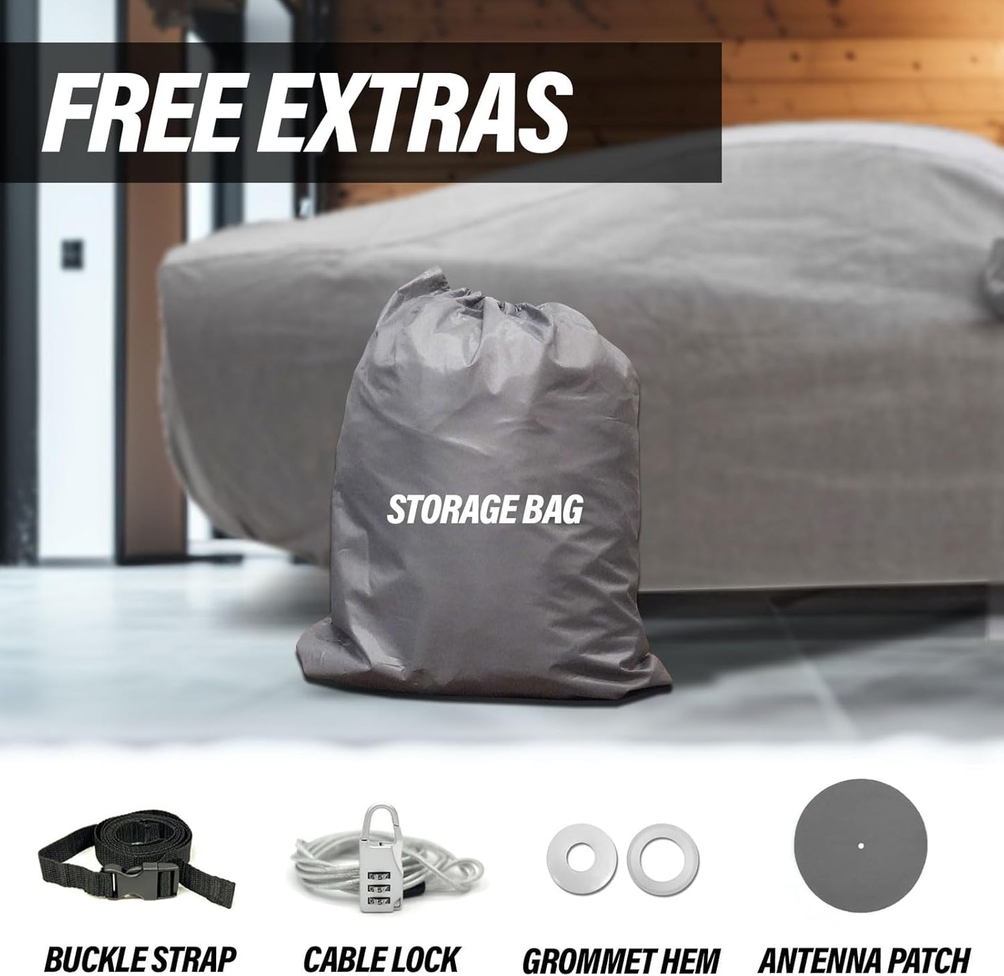 Supreme Full Car Cover - Semi Custom Fit for HHR 2006-2011 Wagon 4-Door | All-Weather Protection: Waterproof, Dustproof, Windproof, UV-Resistant | Includes Accessories