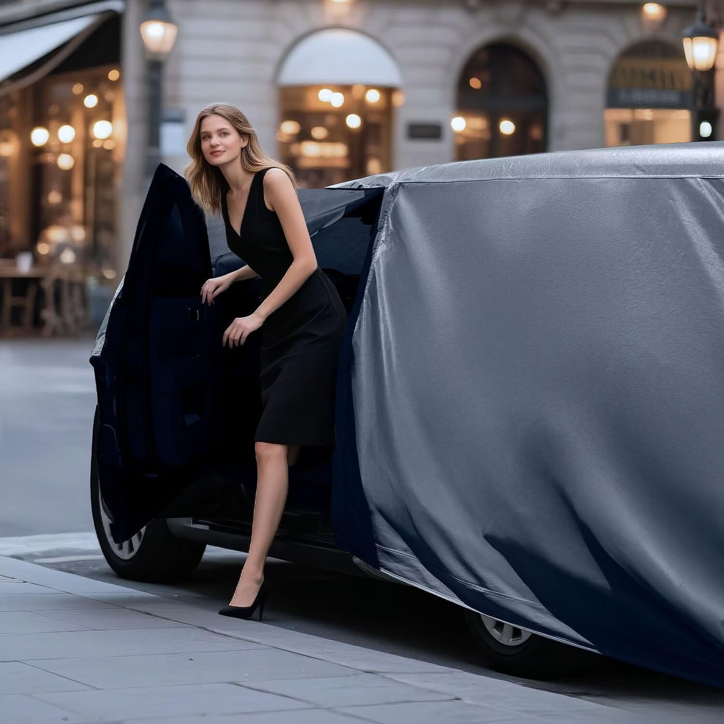 Waterproof Mercury Monterey(2004-2006) Car Cover with Breathable Vents, [2025 Upgrade] Premium Covers with Cotton Liner and Zipper Door, Sun Rain Snow Dust Uv Protection.(Gift with Towel)