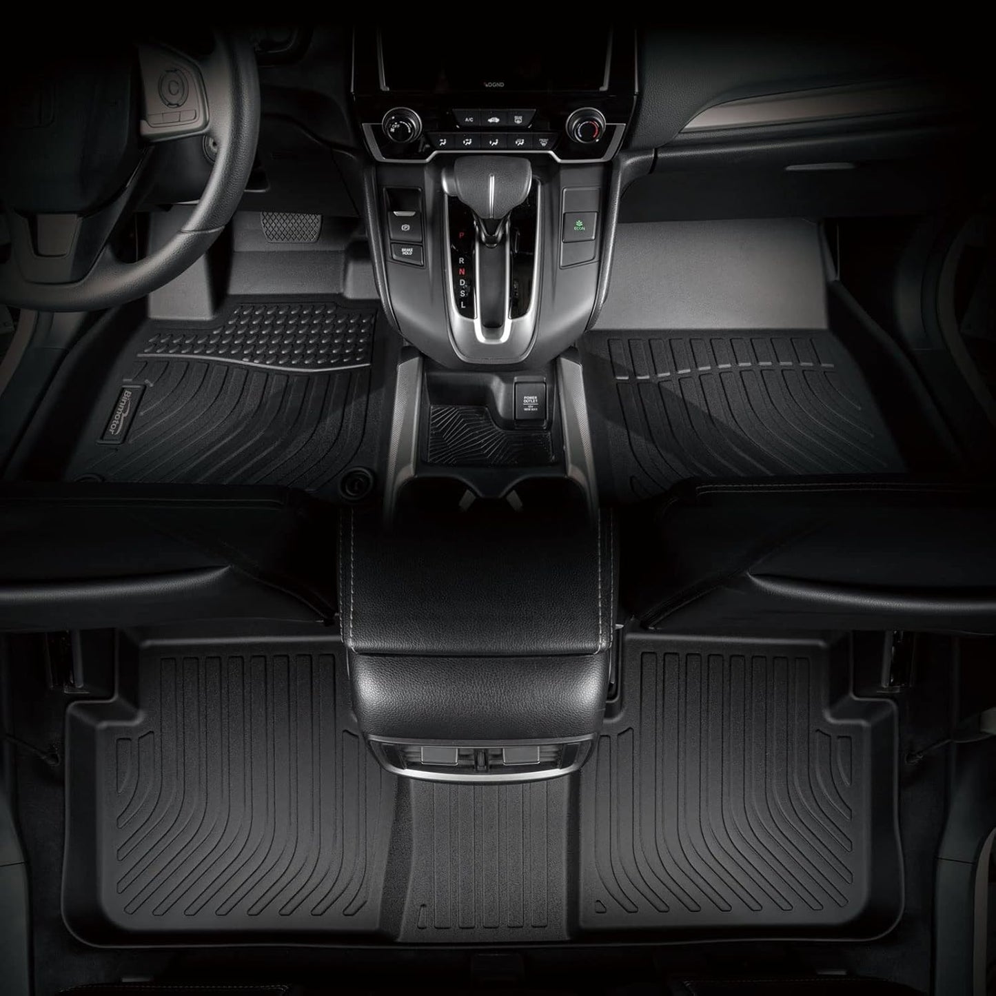 Binmotor-Floor Mats & Cargo Liner for TLX 2021-2025(for AWD & FWD), Front & 2nd Row & Rear Cargo Mat TPE All Weather Car Mats Custom Fit Floor Liners Waterproof Mat TLX Accessories