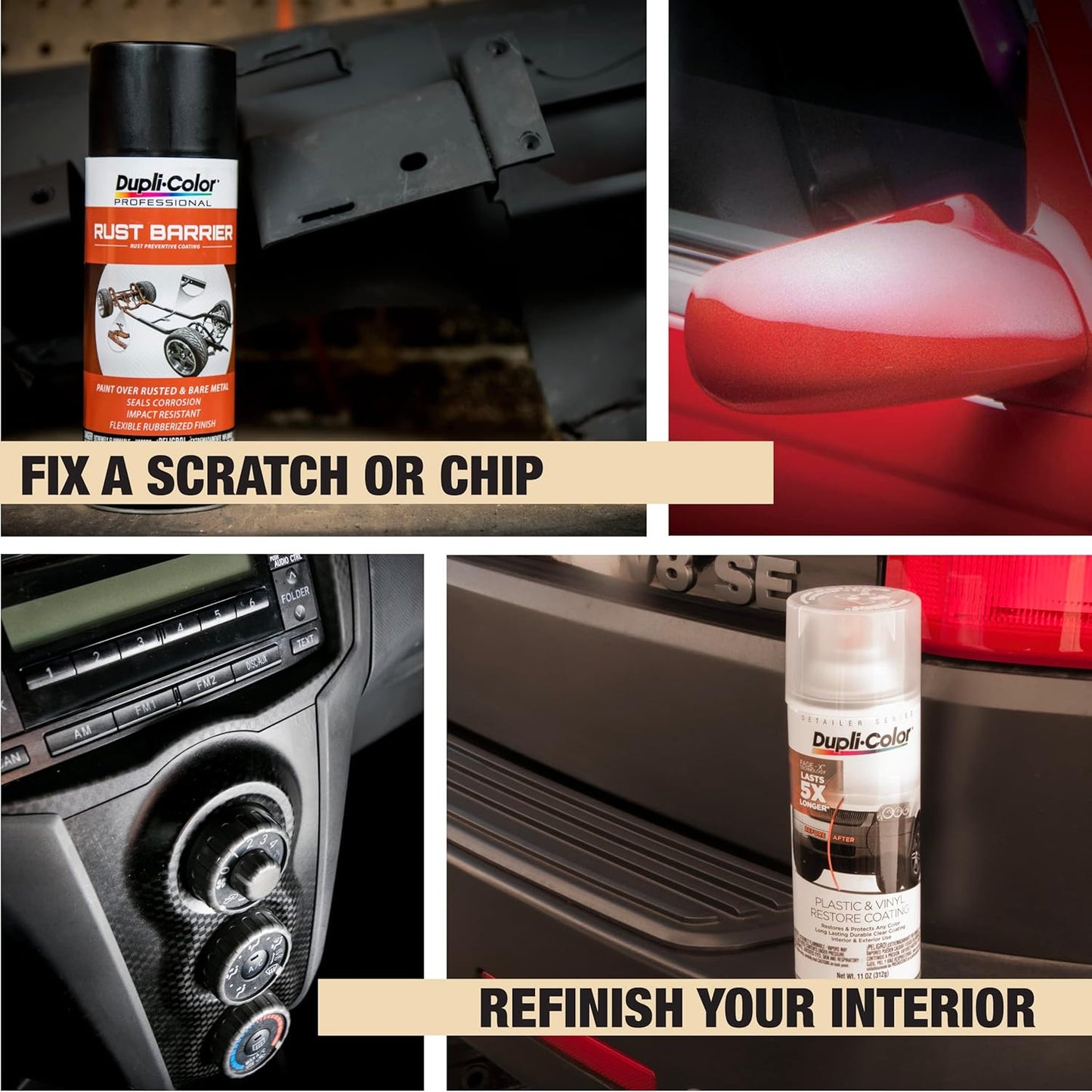 Dupli-Color AGM0565 Scratch Fix All-In-1 Exact-Match Automotive Touch-Up Paint – General Motors Red Tint – 0.25 oz. Paint Pen